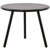 Garden-Shop Konferenčný stolík Berea - v40 x Ø50 cm - Čierna