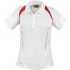 SPIRO Dámska športová polokošeľa Team Spirit - Biela / červená | L
