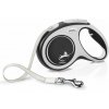 Vodítko FLEXI Comfort New M opasok 5m/25kg čierna