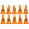 Merco Number Set kužele s číslami 23cm oranžová
