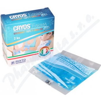 Cryos Farma gélové vankúšiky (studený alebo teplý obklad) 12x12 cm 27x12 cm 2 ks gélové vankúšiky (studený alebo teplý obklad pri poraneniach) 12 x 12 cm 2 ks