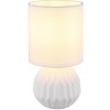 GLOBO 21730W SYLAS stolná lampička V230mm 1xE14 biela