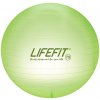 Lifefit Gymnastický loptu TRANSPARENT 75 cm, sv. zelený