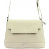 MiaMore kožená crossbody dámska kabelka 01-017 béžová