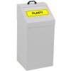 Kovový výklopný kôš 100 l, PLAST