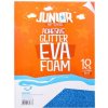 Dekoračná pena A4 EVA Glitter modrá samolepiaca 2,0 mm, sada 10 ks