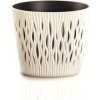 Prosperplast Kvetináč Sandy Round 15,8 cm krémový