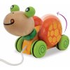 Drevená korytnačka na ťahanie Pull along Animal Turtle Eichhorn od 12 mes