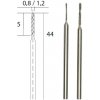 Proxxon 28255 Diamantové spirálové vrtáky 0,8 a 1,2 mm