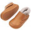 Froddo DETSKÉ BAREFOOT ZIMNÉ TOPÁNKY FRODDO FURRY WALKERS COGNAC