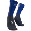 Ponožky Compressport Mid Compression Socks - blue/lolite - T1