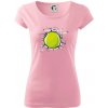 Tenisová loptička v triku - Dámske tričko Pure - M ( Ružová )