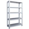 Nerezový regál gastro Biedrax 40 x 56 x 200 cm, 5 políc x 100 kg