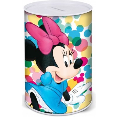 Star plechová pokladnička Minnie mouse Disney / 15 x10 cm