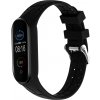 Xiaomi Mi Band 5/6 náhradný náramok - Textúrovaný Farba: Čierna, Vzor: Armory MBSCz-5TA07