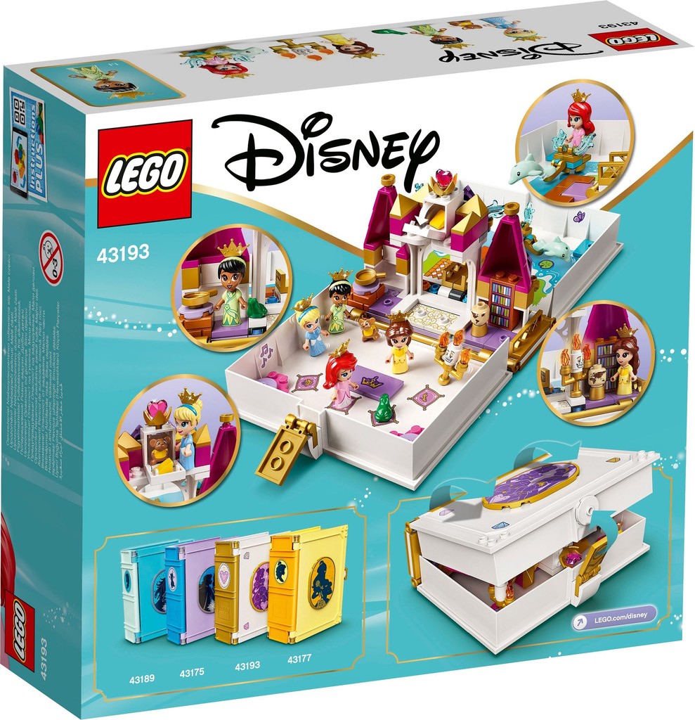 LEGO® Disney 43193 Ariel Kráska Popoluška a Tiana a ich rozprávková kniha  dobrodružstiev od 39,9 € - Heureka.sk