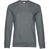B&C Unisex mikina cez hlavu WW01Q Heather Mid Grey S