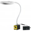 LED lampa s lupou PDOK PD-032B biela 8D 3x zväčšenie s magnetickou základňou