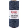 MACRAME CORD FINE 2,5mm Katia Farby MACRAME CORD FINE: 203 tmavá džínsová