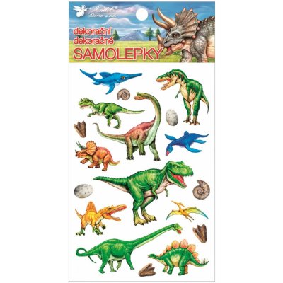 Samolepky plastické Dinosaury