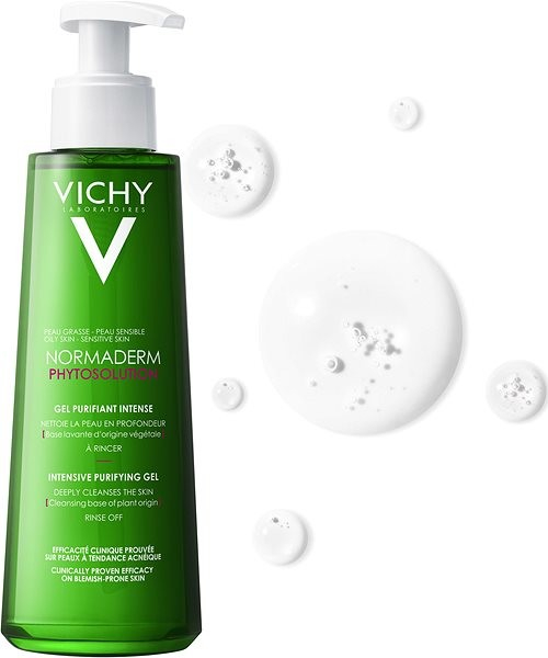 Vichy Normaderm Phytosolution čistiaci gél proti aknóznej pleti 400 ml