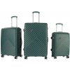 Aga Travel Sada cestovných kufrov MR4677 Tmavo zelená 93+63+33 l