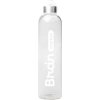 BrainMax Pure® Sklenená fľaša, 1 l Fľaša z borosilikátového skla s objemom 1 liter
