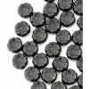 CZ Korálik mačkaný kytička Hawaii 8/4mm čierna 23980 (20ks)