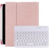 AppleKing puzdro s klávesnicou s okrúhlymi klávesmi a priestorom na Apple Pencil pre iPad mini 6 / mini 7 - ružové - možnosť vrátiť tovar ZADARMO do 30tich dní