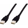 Digitus AK-300100-010-S USB, A/samec na A/samec, 1m, černý
