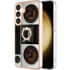 Ring Holder kryt Electroplating na Samsung Galaxy S24 Plus 5G - Retro Radio