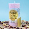 Sviečka želania Astron - valec 11 cm, Púdrová ružová