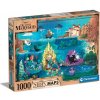 CLEMENTONI Story Maps: Malá mořská víla 1000 dielov