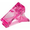 DSF Plastový klip na uchytenie dual formy pink