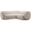 Micadoni Modulárna sedačka Kate 252 cm, 4-miestna, pravý roh – béžová