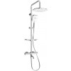 MEXEN/S - KT17 vaňový stĺp s termostatickou batériou, chróm / biela 779001793-02