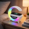 Zaparkorun Bluetooth reproduktor s LED lampou bezdrôtovou nabíjačkou a hodinami - BT-3401