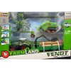 Bburago Traktor Fendt 1050 Vario s doplnkami 13 cm