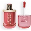Makeup Revolution Superdewy Blush Burst tekutá lícenka Watermelon Pop Coral 4,2 ml