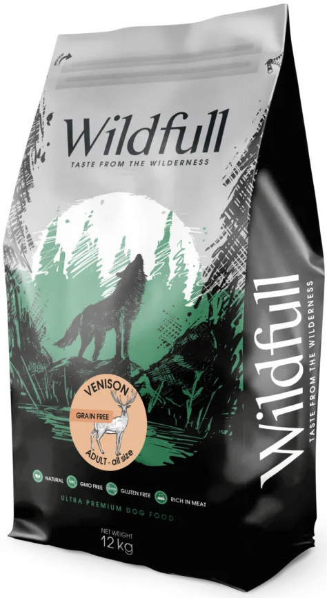 Wildfull Dog Adult All Size GF Venison & Pumpkin 12 kg