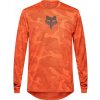 CYKLISTICKÉ TRIČKO S DLHÝM RUKÁVOM FOX RANGER TRU DRI BLOOD ORANGE (L)