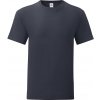 Navy blue Iconic combed cotton t-shirt Fruit of the Loom šedá M Fruit of the Loom 5904882128959