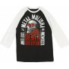 Pánske tričko Metal Mulisha EPITAPH RAGLAN L/S - čierna