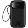 Baseus QPow 2 20000 mAh 30W 2xUSB-C čierny