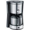 Kávovar Severin, KA 4845, nastavení aroma, provedení z nerezové oceli, výměnný filtr 1 x 4, s uzávěrem proti odkapávání, ukazatel hladiny vody, 1000 W