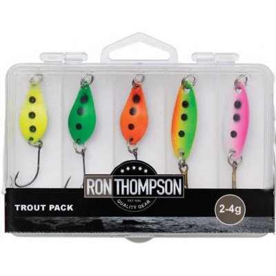 Ron Thompson Sada trblietok Trout Pack 1 2-4g 5ks + Lure Box (58226)