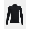Under Armour Chlapčenské tričko UA HG Armour Mock LS Čierna YSM