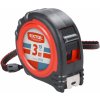 Meter zvinovací, pogumovaný, 1xbrzda, 3m, šírka pásu 19mm