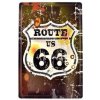 Ceduľa Route 66 - Since 1926 Vintage style 30cm x 20cm Plechová tabuľa