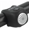 Elektronický zvonček na bicykel 90db silikónový - čierny 35 mm L308